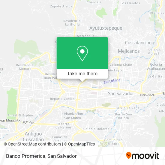 Banco Promerica map