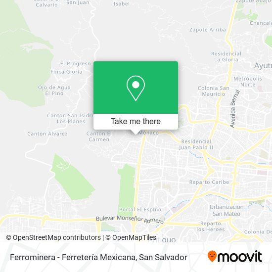 Ferrominera - Ferretería Mexicana map