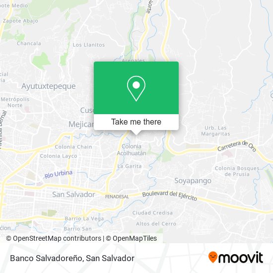 Banco Salvadoreño map