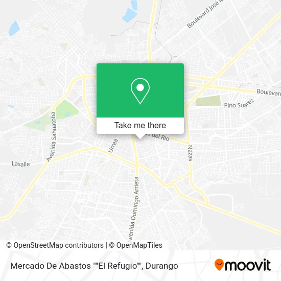 Mapa de Mercado De Abastos ""El Refugio""