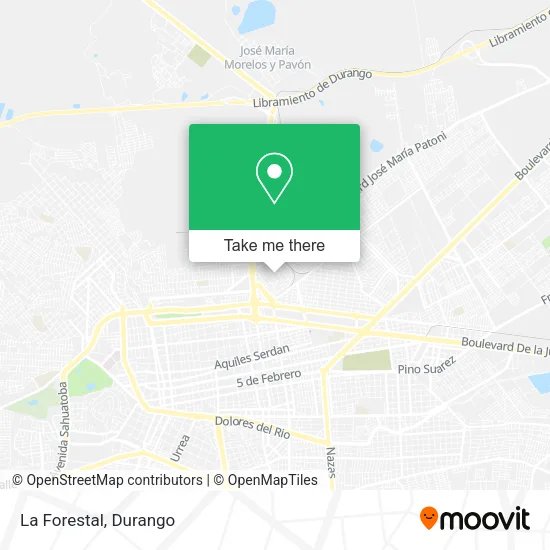 Mapa de La Forestal