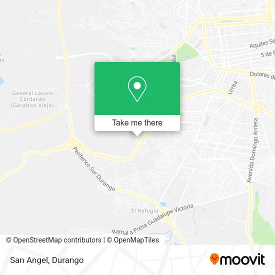 Mapa de San Angel