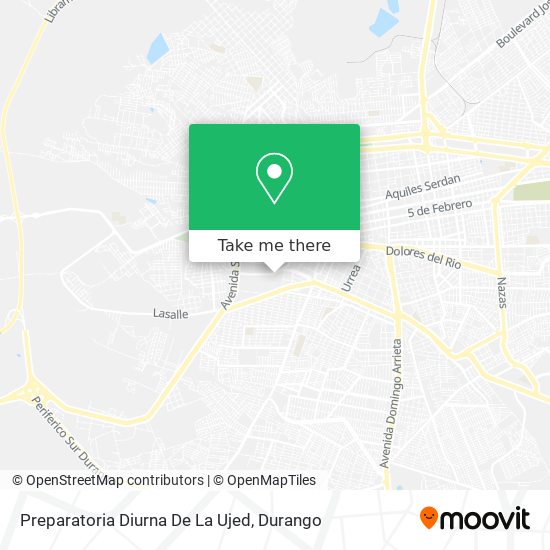 Mapa de Preparatoria Diurna De La Ujed