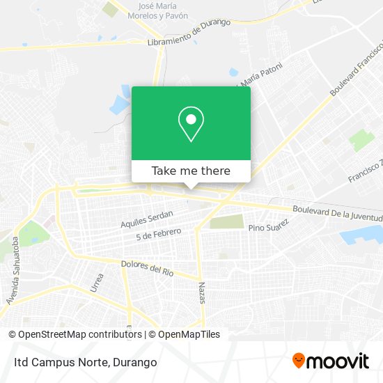 Mapa de Itd Campus Norte