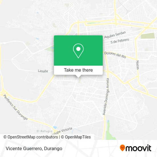 Mapa de Vicente Guerrero