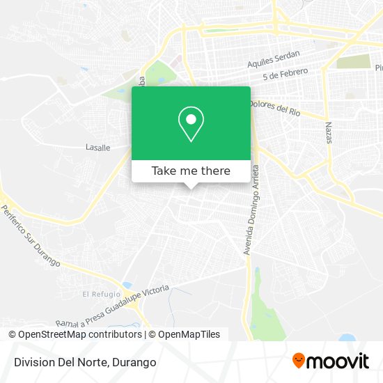 Mapa de Division Del Norte
