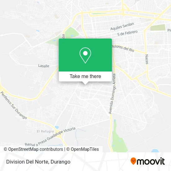 Mapa de Division Del Norte