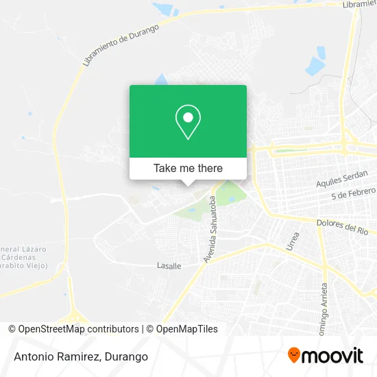 Mapa de Antonio Ramirez
