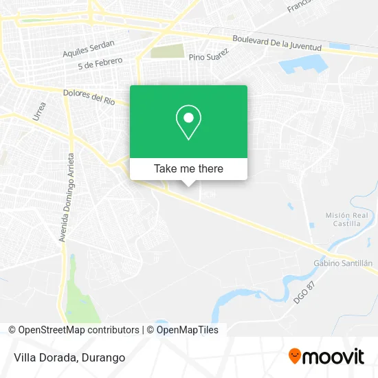 Mapa de Villa Dorada