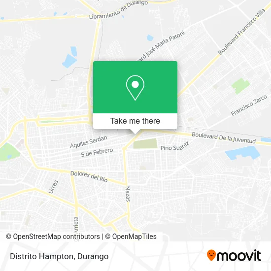 Mapa de Distrito Hampton