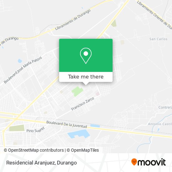 Mapa de Residencial Aranjuez