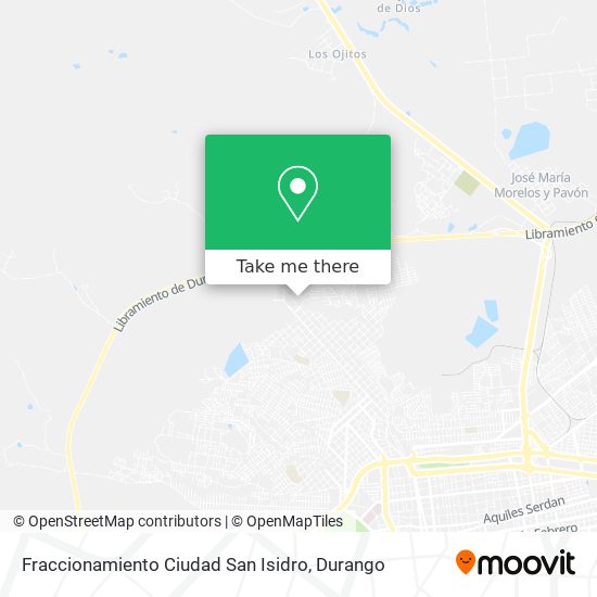 Mapa de Fraccionamiento Ciudad San Isidro