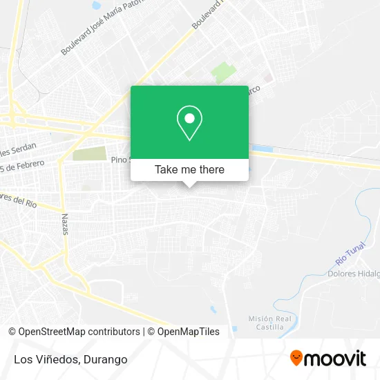 Mapa de Los Viñedos