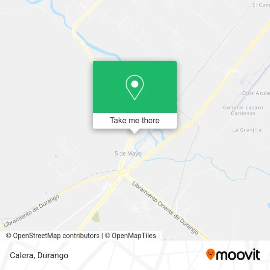 Mapa de Calera