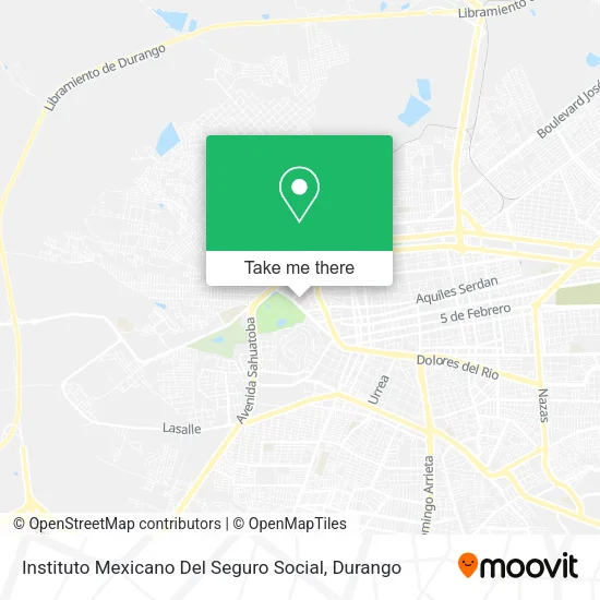 Instituto Mexicano Del Seguro Social map