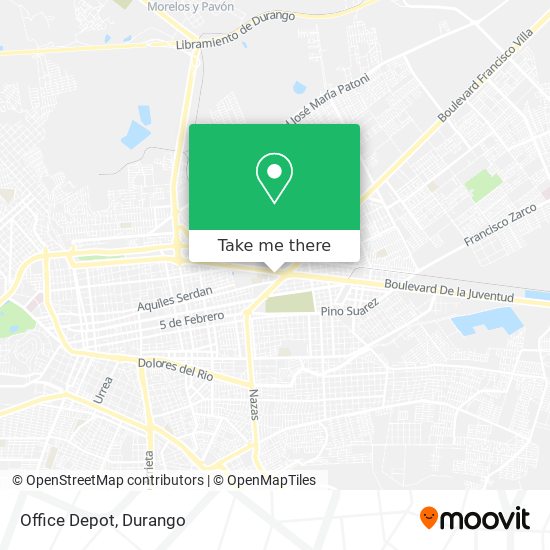 Office Depot map