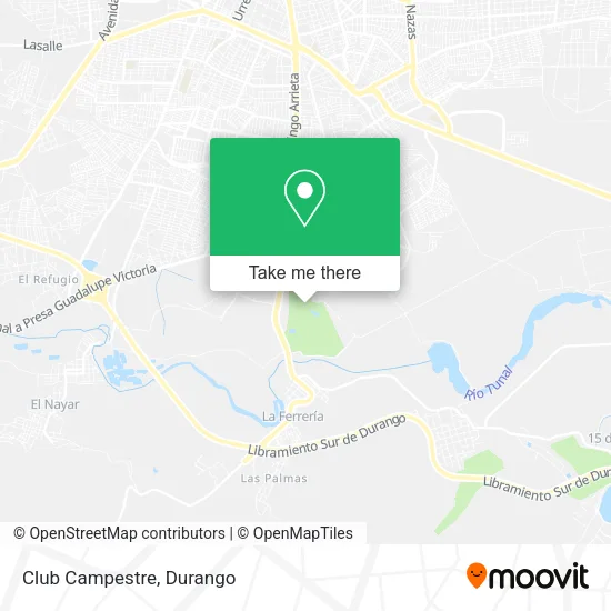 Mapa de Club Campestre