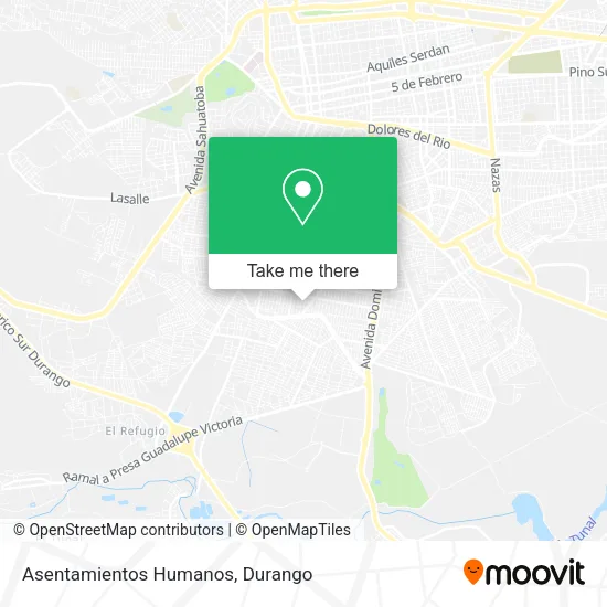 Mapa de Asentamientos Humanos