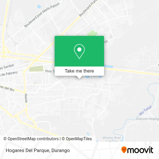 Hogares Del Parque map
