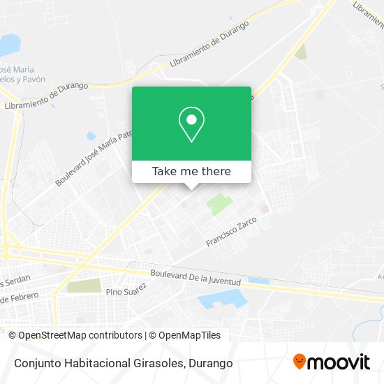 Conjunto Habitacional Girasoles map