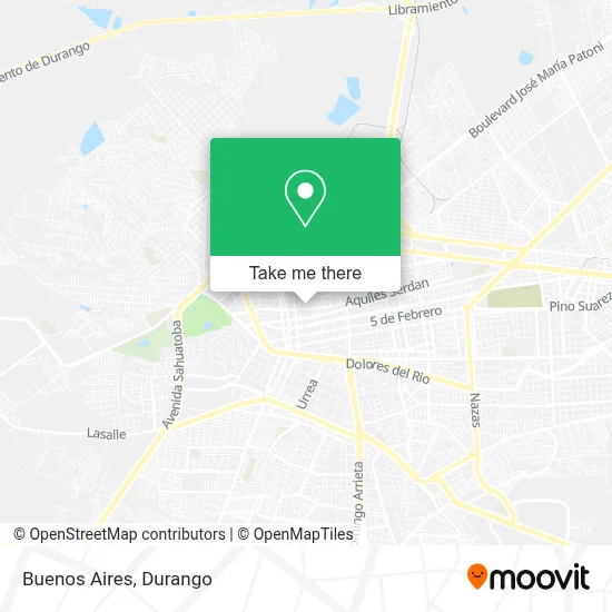 Buenos Aires map