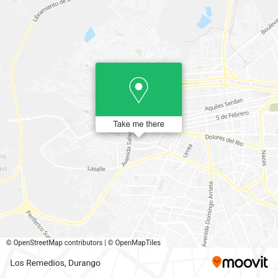 Mapa de Los Remedios