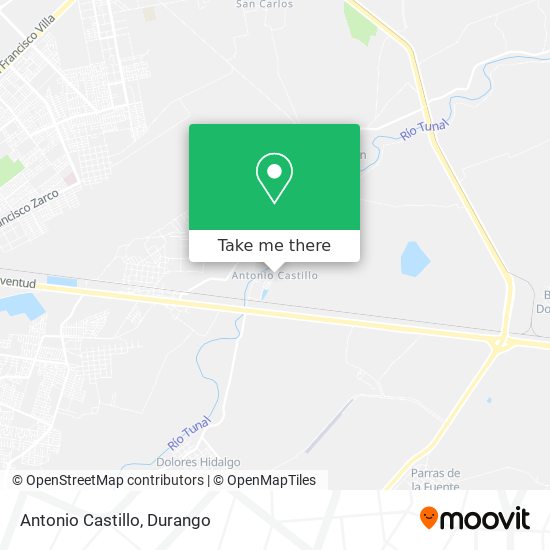 Mapa de Antonio Castillo