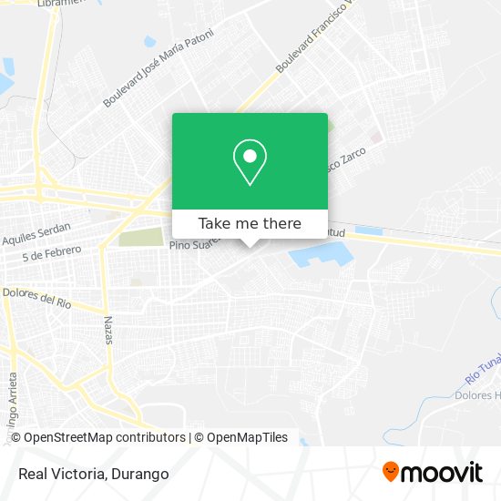 Mapa de Real Victoria