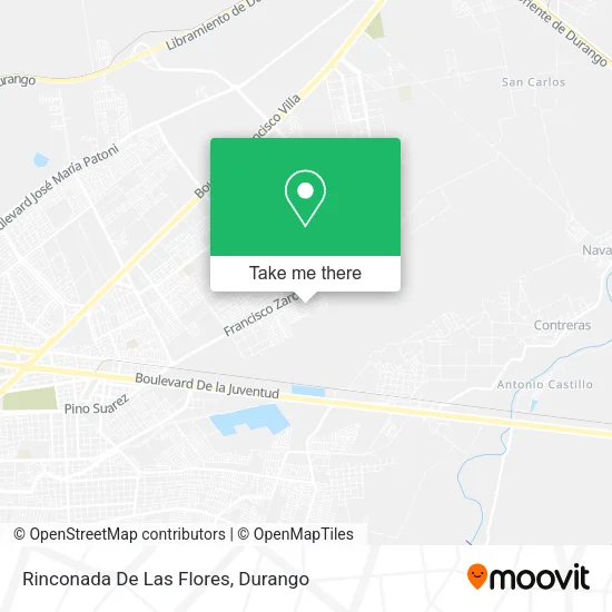 Mapa de Rinconada De Las Flores