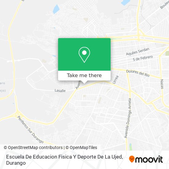 Escuela De Educacion Fisica Y Deporte De La Ujed map