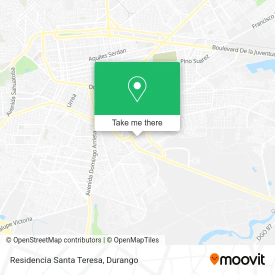 Mapa de Residencia Santa Teresa