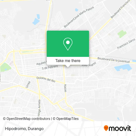 Mapa de Hipodromo