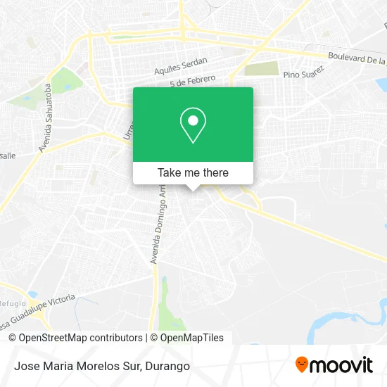 Mapa de Jose Maria Morelos Sur