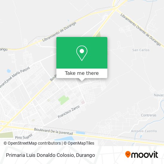Primaria Luis Donaldo Colosio map