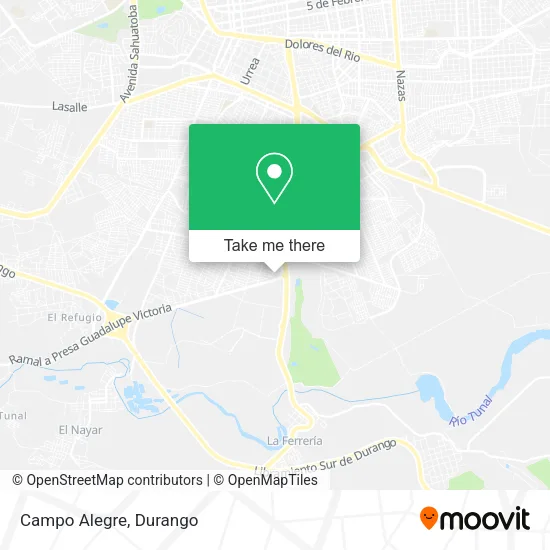 Mapa de Campo Alegre