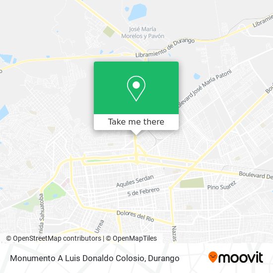 Monumento A Luis Donaldo Colosio map