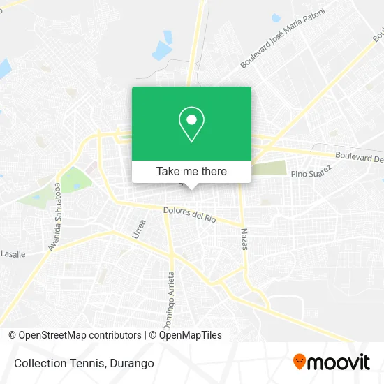 Mapa de Collection Tennis