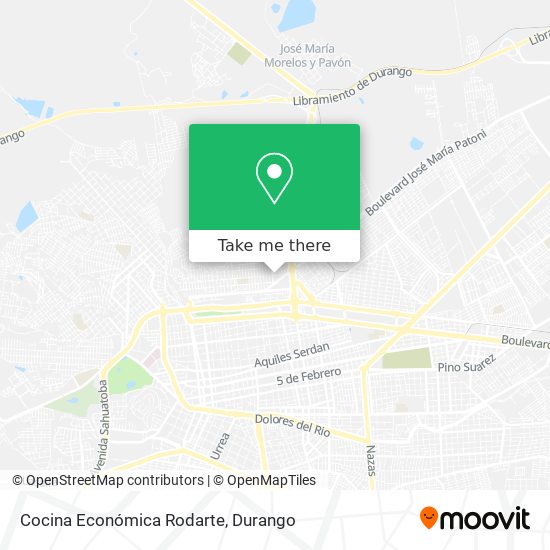 Cocina Económica Rodarte map