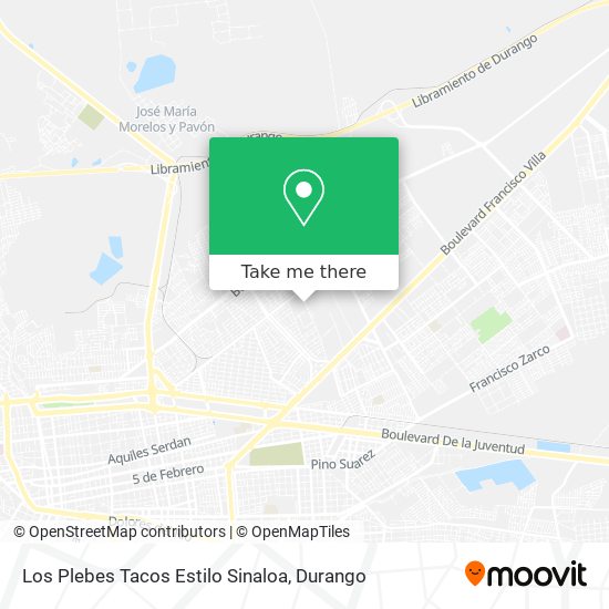 Los Plebes  Tacos Estilo Sinaloa map