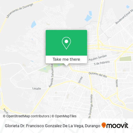 Glorieta Dr. Francisco Gonzalez De La Vega map