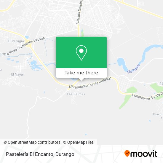 Pastelería El Encanto map