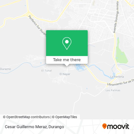 Cesar Guillermo Meraz map