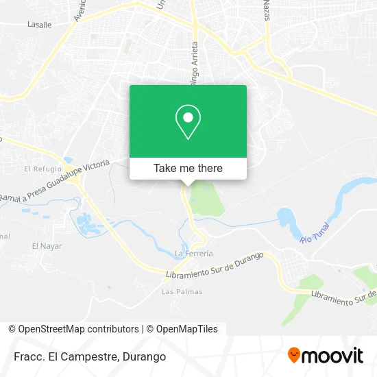 Mapa de Fracc. El Campestre