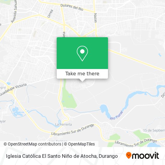 Mapa de Iglesia Católica El Santo Niño de Atocha