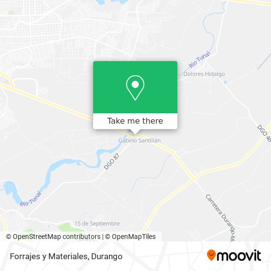 Mapa de Forrajes y Materiales