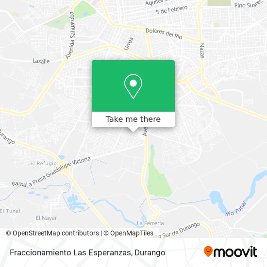 Mapa de Fraccionamiento Las Esperanzas