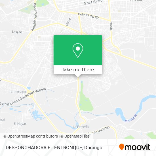 DESPONCHADORA EL ENTRONQUE map