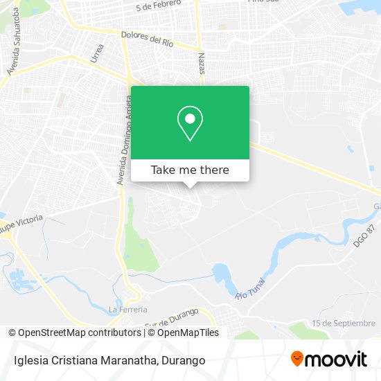 Iglesia Cristiana Maranatha map
