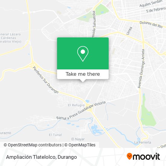 Mapa de Ampliación Tlatelolco