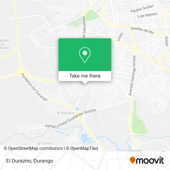 Mapa de El Durazno